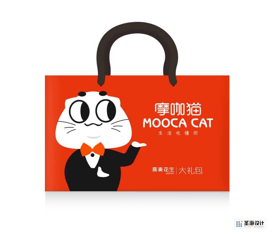 摩咖猫咖啡燕麦固体饮料/休闲食品包装/礼盒/杭州圣海包装设计/杭州包装设计/中国包装设计/浙江包装设计
